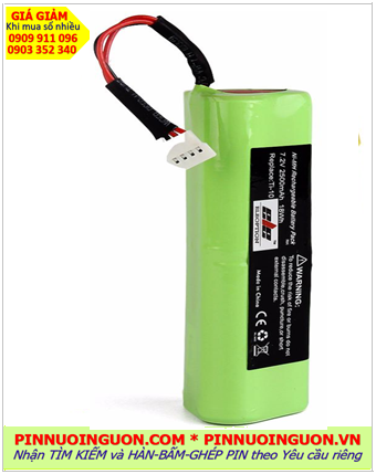 FLUKE Ti-20 Ti20-RBP TiR TiR1; Pin nuôi nguồn FLUKE 7.2v-2500mAh (Pin sạc NiMh)